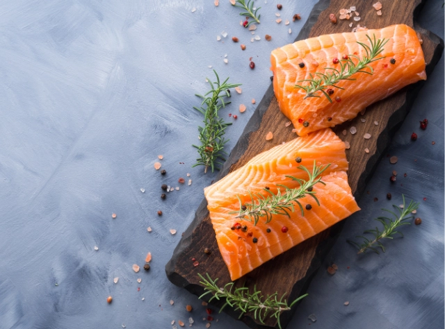 Frozen Fjord Salmon